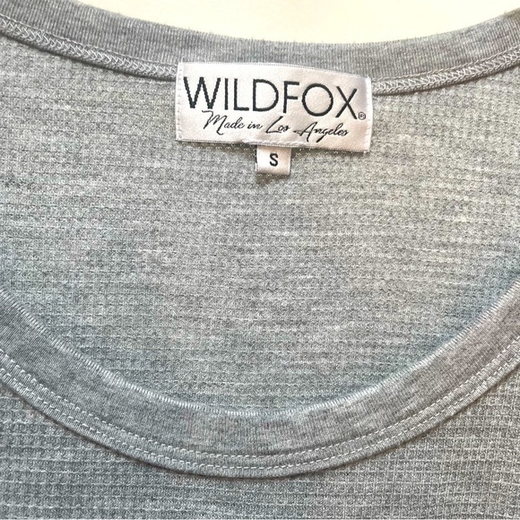 Wildfox Gray This Is My Slutty Costume Termal Tunic Long Sleeve Oversized Small - Picture 6 of 8